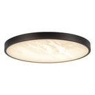Alora Canada - FM653012BGAR - LED Plafonnier - Evelyn - Or brossé/Albâtre