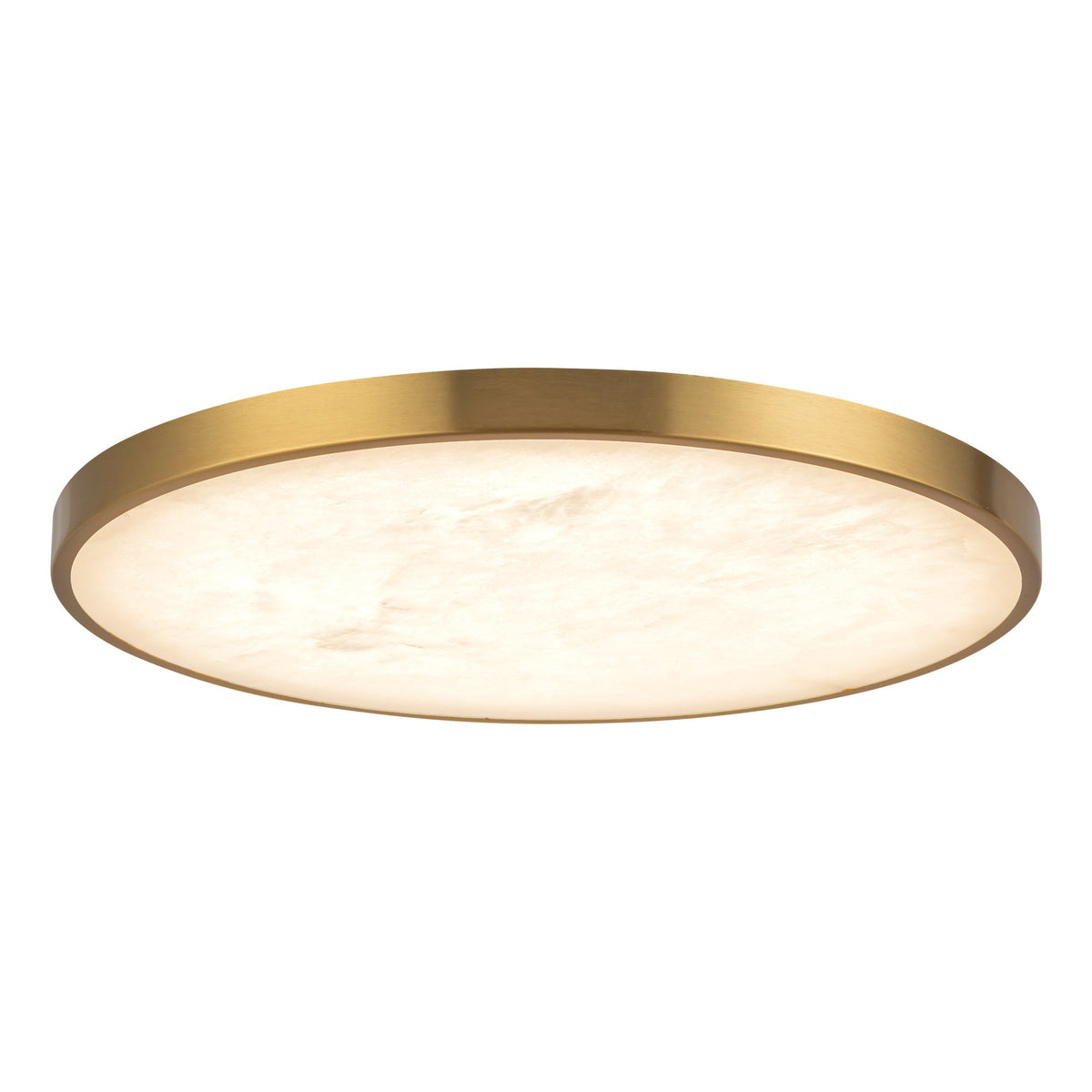 Alora Canada - FM653015BGAR - LED Flush Mount - Evelyn - Brushed Gold/Alabaster