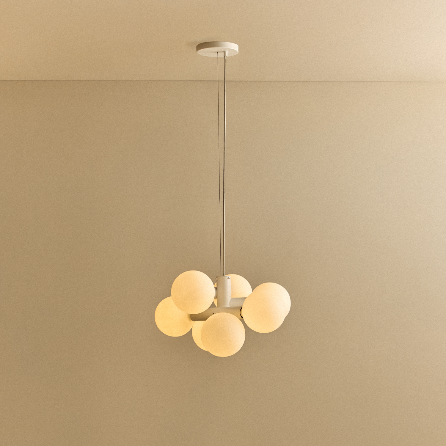 Tala Echo Chandelier in White