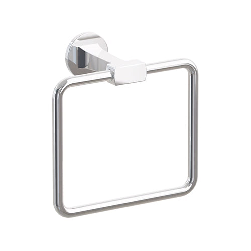 Emtek Transitional Flared Towel Ring in Polished Chrome