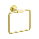 Emtek Transitional Flared Towel Ring in Unlacquered Brass