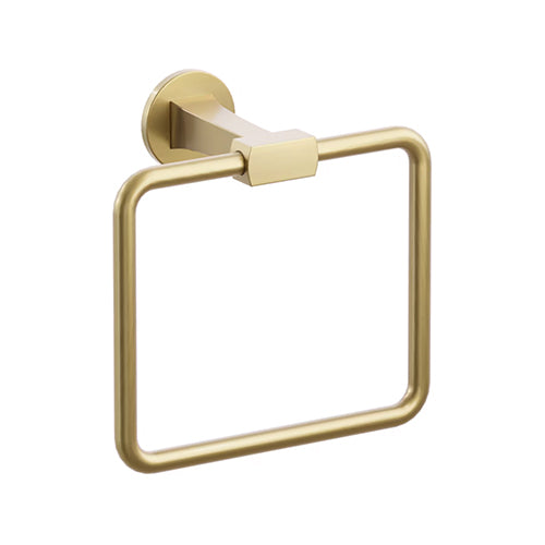 Emtek Transitional Flared Towel Ring in French Antique