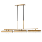 Troy Lighting F3248-PBR/SBK TITUS Linear Chandelier in Soft Black