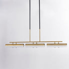 Troy Lighting F3248-PBR/SBK TITUS Linear Chandelier in Soft Black