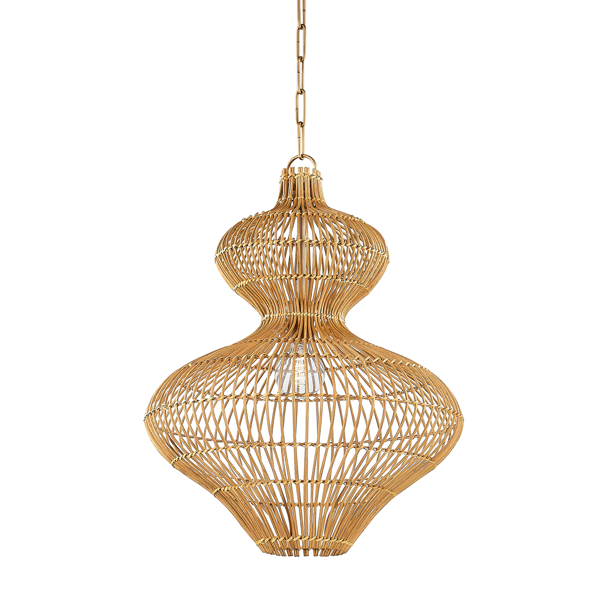 Troy Lighting F3820-PBR IRVINE Suspension en laiton patiné