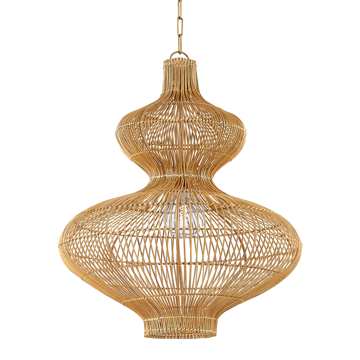 Troy Lighting F3828-PBR IRVINE Suspension en laiton patiné