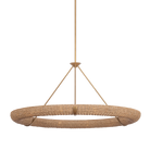 Troy Lighting F3852-PGL Floyd Suspendu en feuille d'or patinée