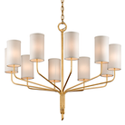Troy Lighting F6169-GL Juniper Chandelier in Gold Leaf