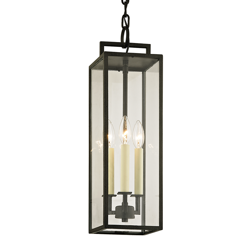 Troy Lighting F6387-FOR Beckham Exterior Lantern in Forged Iron