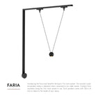 Kuzco Lighting TR1W-P27203-BG Trilo LED Wall Kit - Faria Double in Brushed Gold