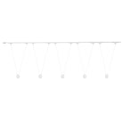 Kuzco Lighting TR5C4-P27203-WH Trilo LED Ceiling Kit - Faria Double in White