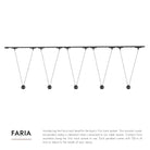 Kuzco Lighting TR5C-P27203-BG Trilo LED Ceiling Kit - Faria Double in Brushed Gold