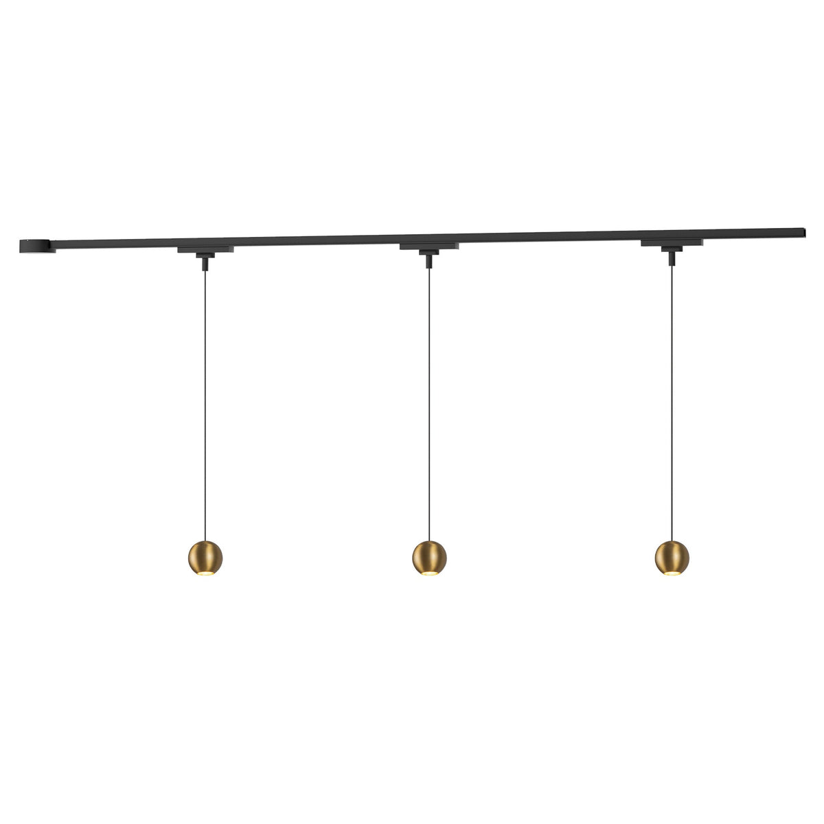 Kit de plafond LED Kuzco Lighting TR3C-P26903-BG Trilo - Faria en or brossé