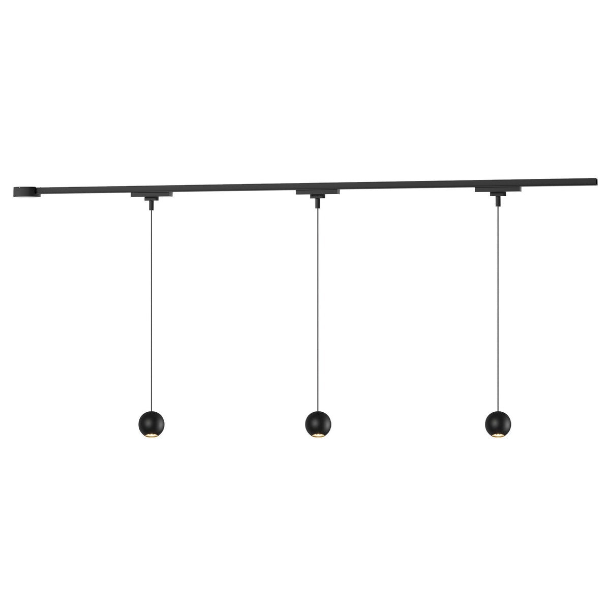 Kit de plafond LED Trilo - Faria noir de Kuzco Lighting TR3C4-P26903-BK