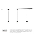 Kuzco Lighting TR3C-P26903-BG Trilo LED Ceiling Kit - Faria in Brushed Gold