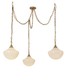 Alora Canada - MP651312MBAM - Trois lumières Suspension - Farrah - Noir mat/Ambre