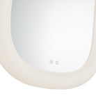 Miroir de courtoisie flottant à DEL Kuzco Lighting VM13837-WH-5CCT, blanc
