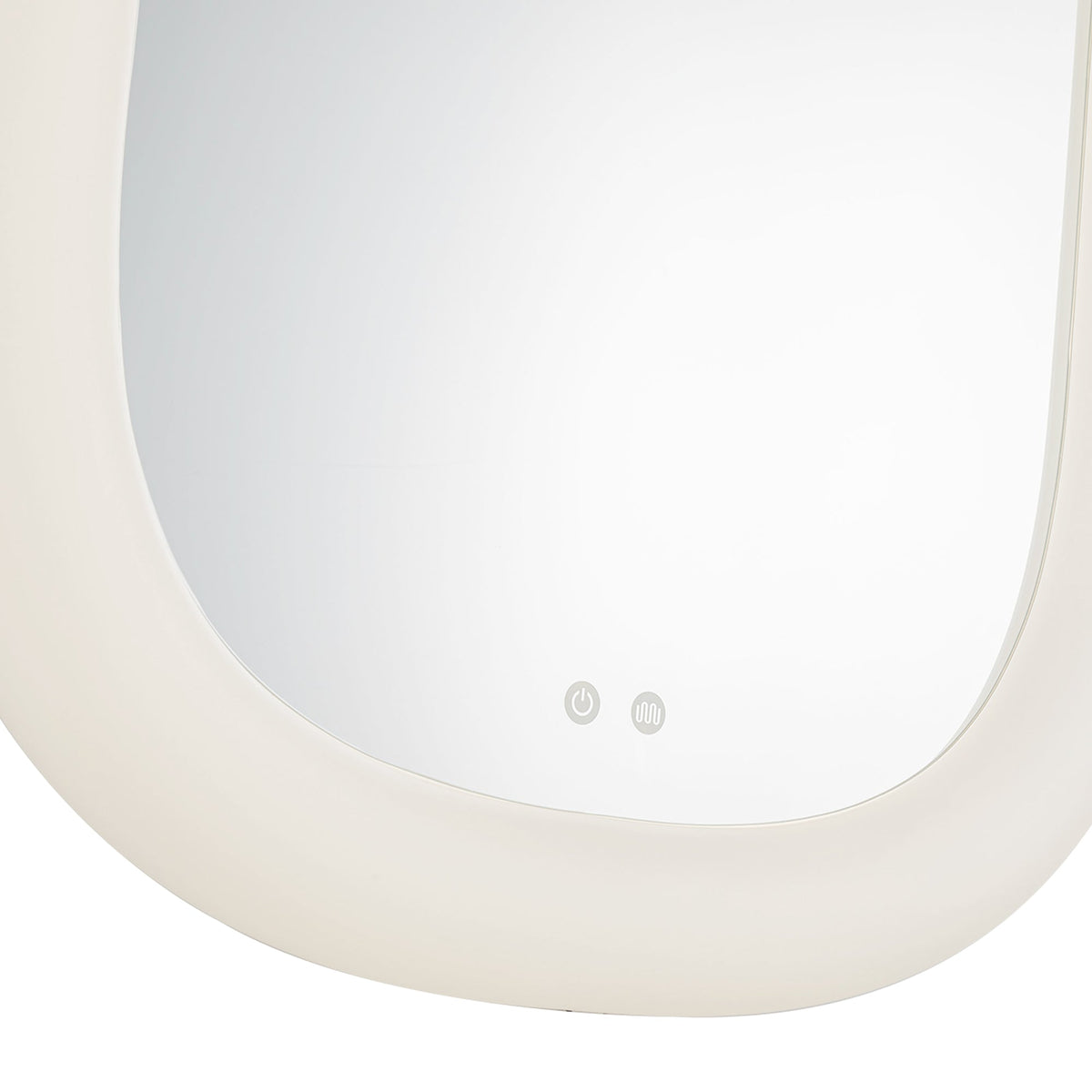 Miroir de courtoisie flottant à DEL Kuzco Lighting VM13837-WH-5CCT, blanc