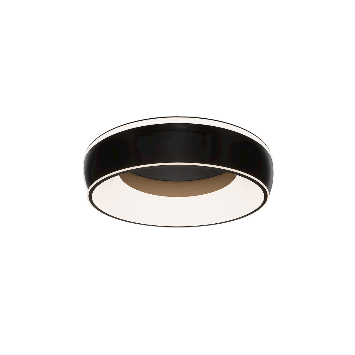 W.A.C. Canada - FM402619-BC - LED Flush Mount - Ringwall - Black Chrome