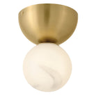 Fredrick Ramond FR41901LCB Selene Semi-Flush Mount in Lacquered Brass