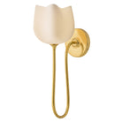 Fredrick Ramond FR46302UB Verity Porcelain Sconce in Unlacquered Brass