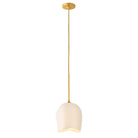Fredrick Ramond FR46307UB Porcelaine Verity Suspension en laiton non verni