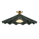 Alora Canada - SF354125PGN - Semi-autonome à une lumièrePlafonnier - Sillon - Vert pin