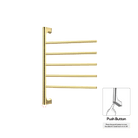P&Bhusri G05-M-BBR-N G05 Towel Warmer in PVD Brushed Brass