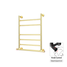 P&Bhusri G10-M-BBR-XK G10 Towel Warmer in PVD Brushed Brass
