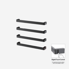 P&Bhusri G12-L-BBN-ME G12 Towel Warmer in PVD Brushed Black Nickel