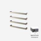 P&Bhusri G12-L-BNI-ME G12 Towel Warmer in PVD Brushed Nickel