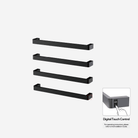 P&Bhusri G12-L-PBN-ME G12 Towel Warmer in PVD Polished Black Nickel