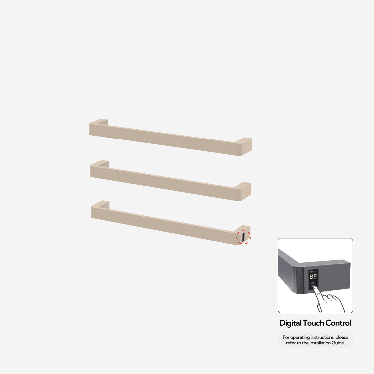 Sèche-serviettes P&Bhusri G12-M-HYW-ME G12, couleur jaune récolte