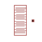 P&Bhusri G22-M-ARD-XM G22 Towel Warmer in Amber Red
