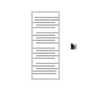 P&Bhusri G22-M-CHR-XM G22 Towel Warmer in Polished Chrome