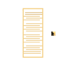 P&Bhusri G22-M-LGD-XM G22 Towel Warmer in PVD Polished Luxury Gold