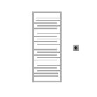 P&Bhusri G22-M-MGR-XM G22 Towel Warmer in Muted Grey