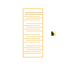 P&Bhusri G22-M-PBR-XM G22 Towel Warmer in PVD Polished Brass