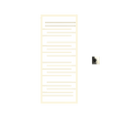 P&Bhusri G22-M-PWG-XM G22 Towel Warmer in PVD Polished White Gold