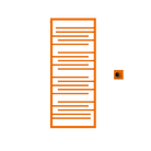 P&Bhusri G22-M-SOR-XM G22 Towel Warmer in Sienna Orange