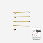 P&Bhusri G26-L-24K-XY G26 Towel Warmer in PVD 24K Gold