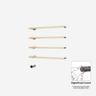 P&Bhusri G26-L-BBZ-XY G26 Towel Warmer in PVD Brushed Bronze