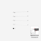 P&Bhusri G26-L-MWH-XY G26 Towel Warmer in Mist White