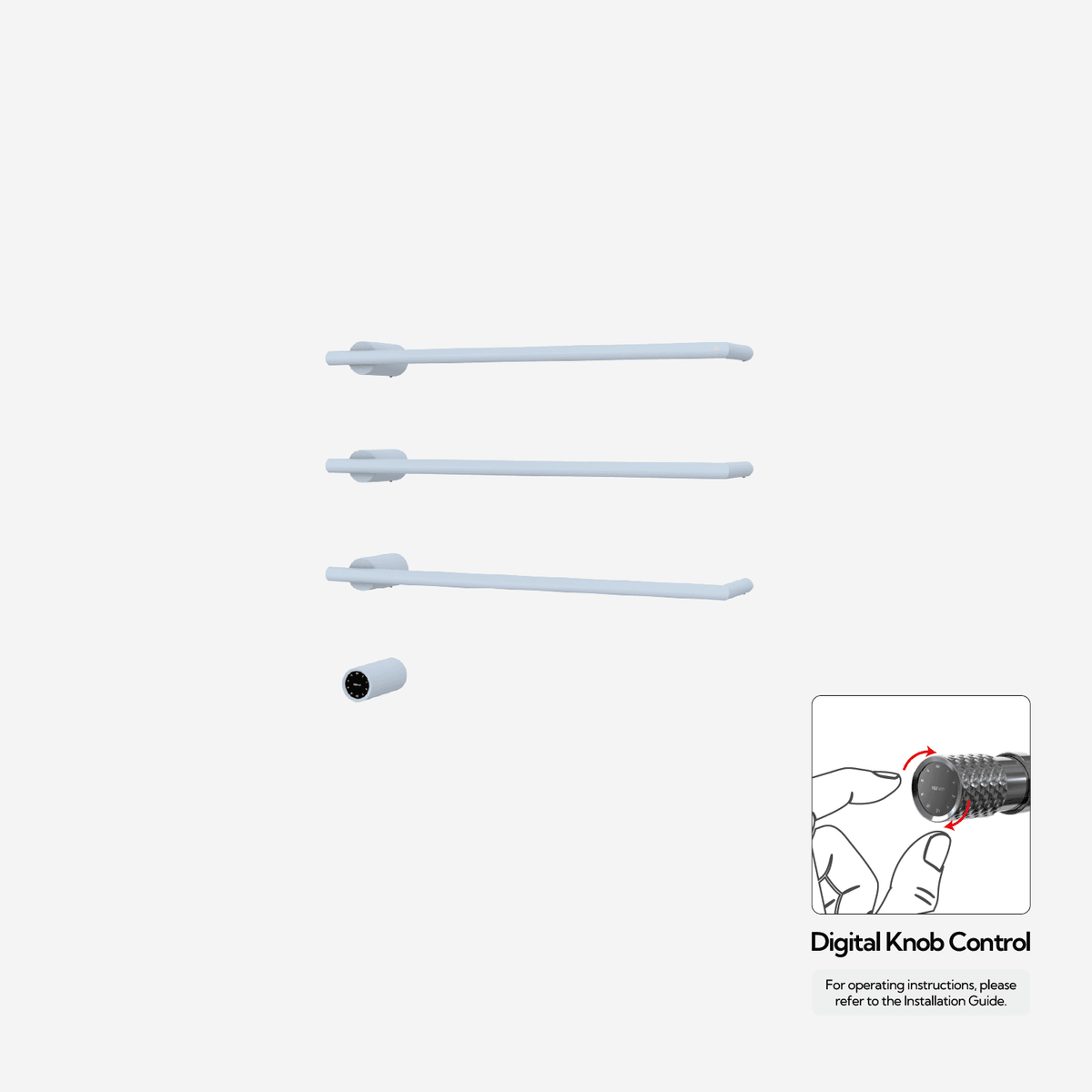 Sèche-serviettes P&Bhusri G26-M-SBL-XY G26 bleu ciel