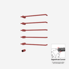 P&Bhusri G26-XL-ARD-XY G26 Towel Warmer in Amber Red