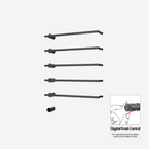 P&Bhusri G26-XL-BBN-XY G26 Towel Warmer in PVD Brushed Black Nickel