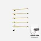 P&Bhusri G26-XL-LGD-XY G26 Towel Warmer in PVD Polished Luxury Gold