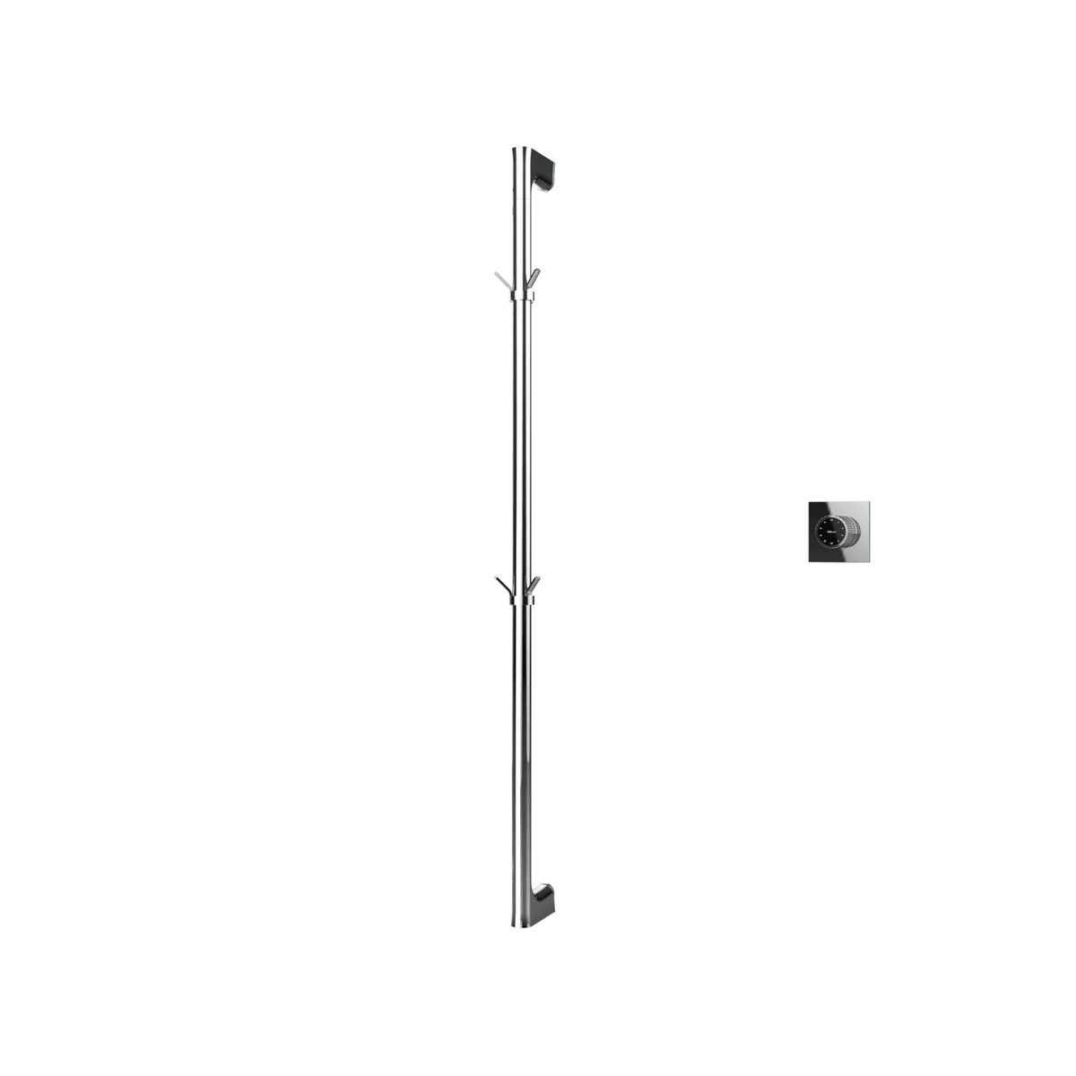 Sèche-serviettes P&Bhusri G27-M-CHR-XM G27 en chrome poli