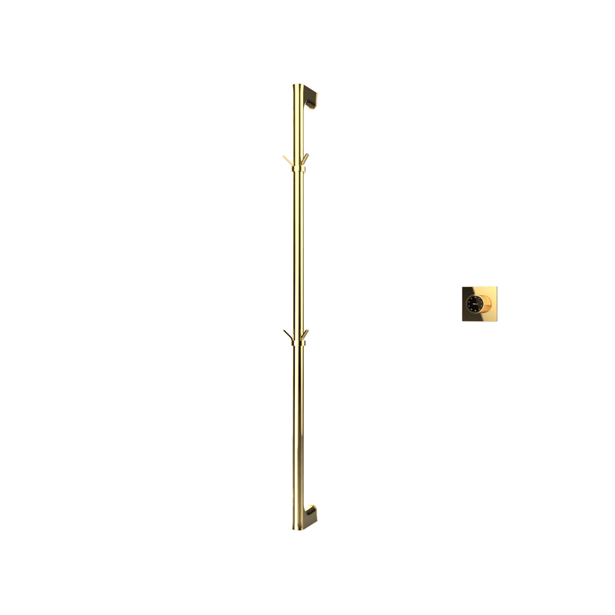 Sèche-serviettes P&Bhusri G27-M-LGD-XM G27 en or poli PVD de luxe