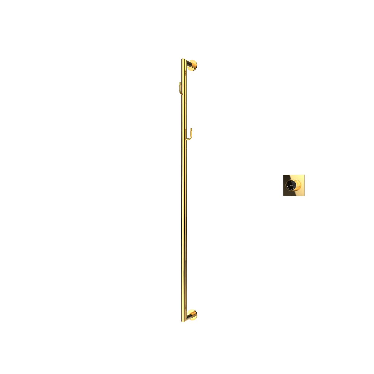 Sèche-serviettes P&Bhusri G28-M-24K-XM G28 en or PVD 24 carats